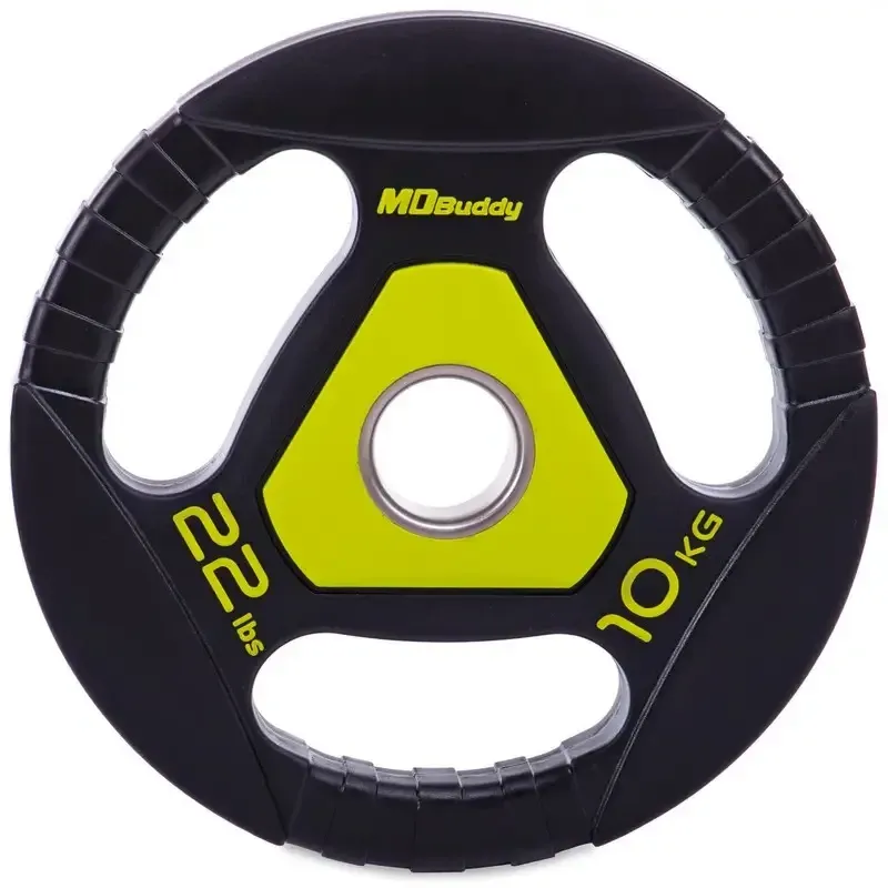 Диск поліуретановий 10 кг на гриф 50 мм Zelart TA-2677-10 Київ - фото 3