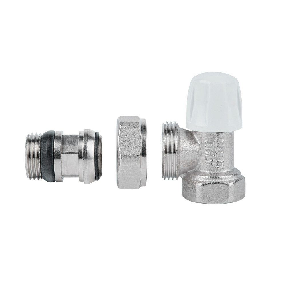 Кран радіаторний Icma 1/2" з антипротічкою кутовий без ручки No805+940 Київ - фото 8