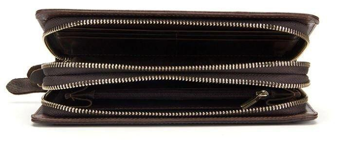Клатч мужской с ремнем Vintage 14679 Коричневый Киев - изображение 3