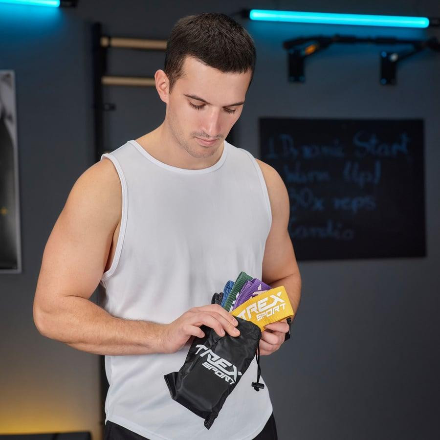 Набір резинок для фітнесу Trex Sport TX-033PRA 2,5-25кг set A Київ - фото 7