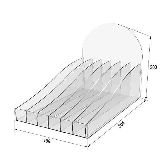 Подставка EKOSTAR для косметики 188х304х200 Киев