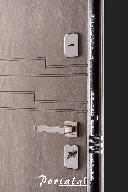 Двері квартирні, серія Концепт, модель Естепона 3, гнутий профіль, коробка 90 мм., полотно 70мм. 850 Київ - фото 2