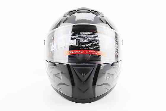 Шолом інтеграл, закритий+окуляри BLD-М61 S (55-56см), ЧОРНО-СІРИЙ "Buffalo" Київ