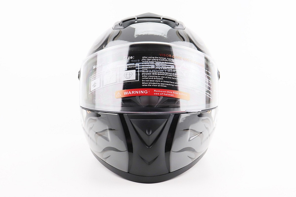 Шолом інтеграл, закритий+окуляри BLD-М61 S (55-56см), ЧОРНО-СІРИЙ "Buffalo" Київ - фото 4