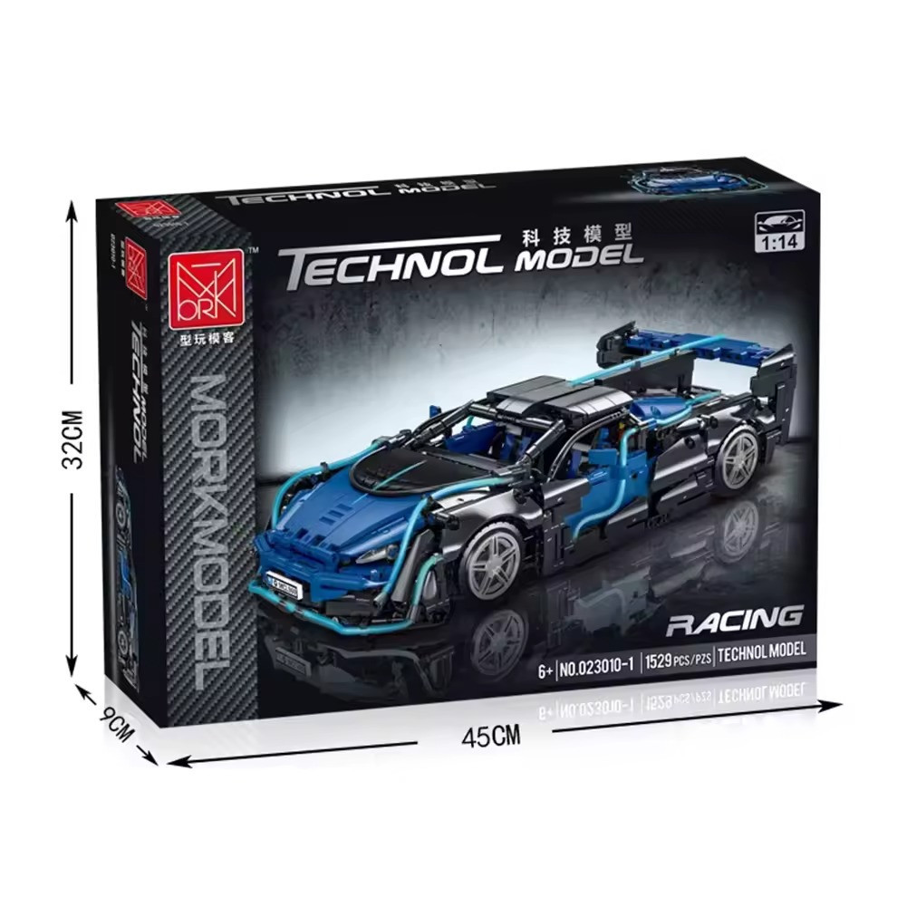 Конструктор спортивний автомобіль на 1529 деталей, синій Кам'янець-Подільський - фото 3