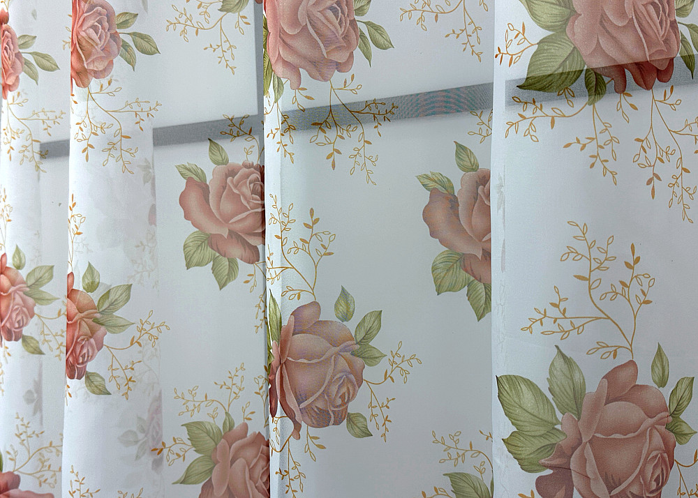 Кухонна арка VR-Textil № 000к білий з пудровим 280х150 см (51-242) Київ - фото 4