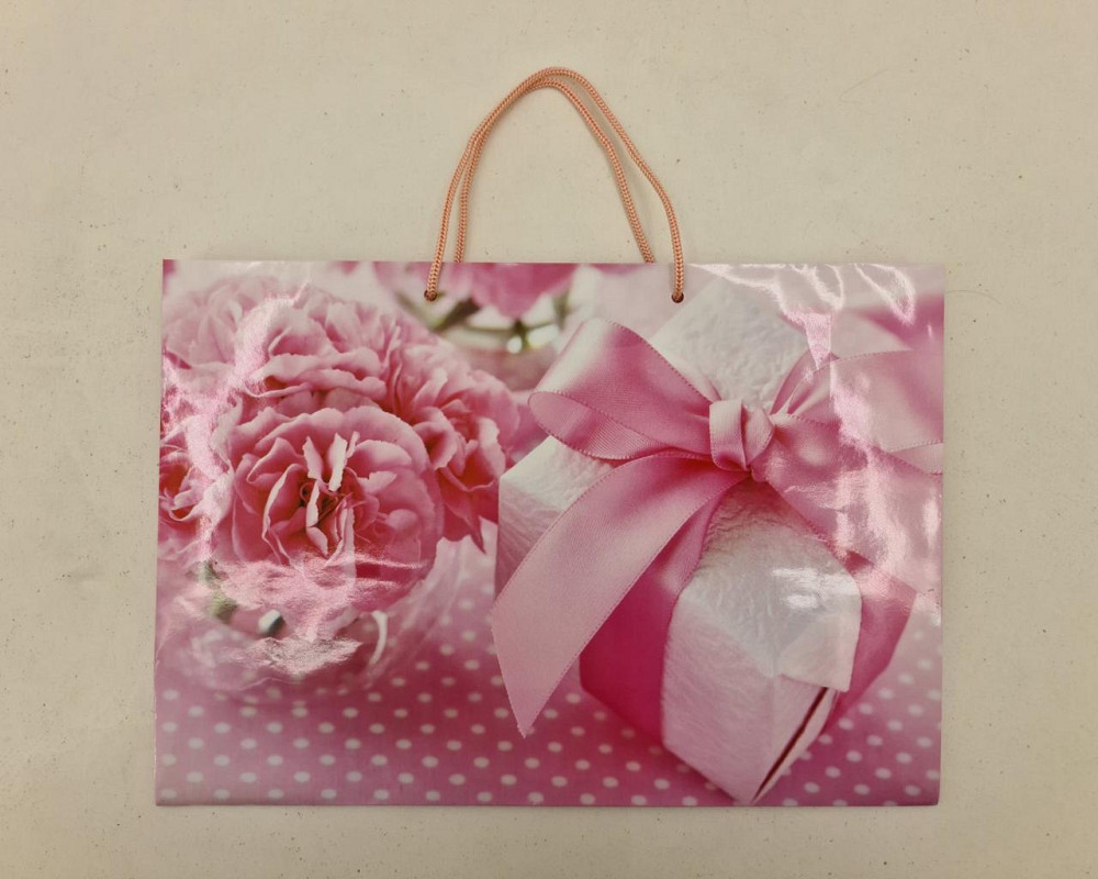 Паперовий великий горизонтальний пакет 36/22/10 (артBG-002) (12 шт.) Харків - фото 4