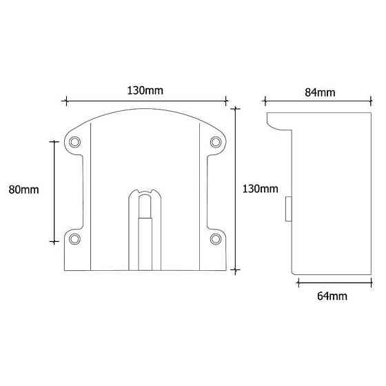Кронштейн універсальний - монтажна коробка ATIS AB-MAX Київ
