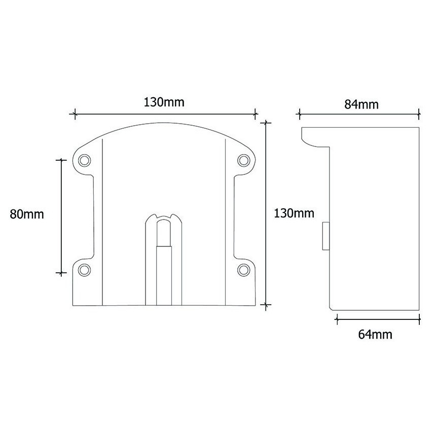 Кронштейн універсальний - монтажна коробка ATIS AB-MAX Київ - фото 4