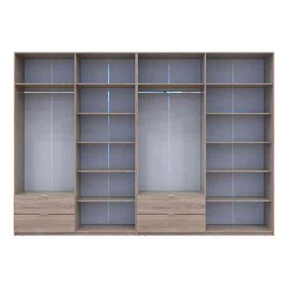 Шкаф для одежды Doros Лукас Дуб сонома 4+4 ДСП 340х50х240 DRS-011711 (42005139) Днепр