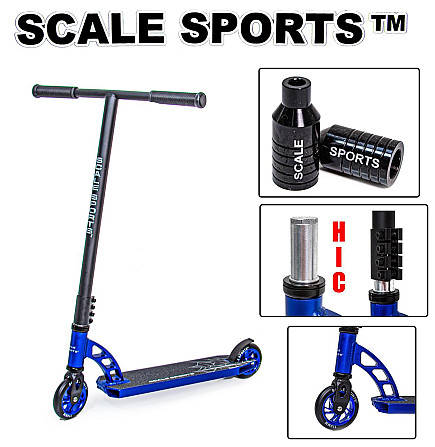 Труковий самокат із системою HIC Scale Sports Phantom 110 mm + Пеггі. Синій колір Одеса - фото 3