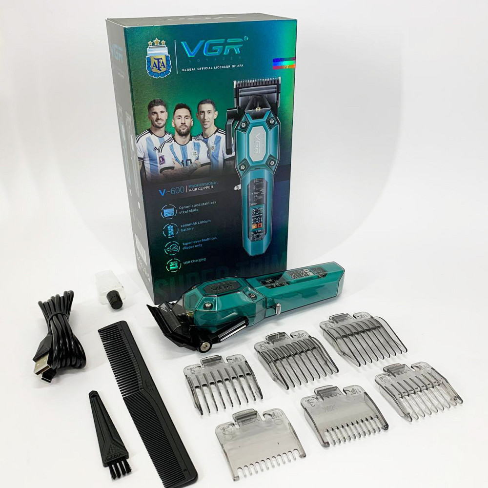 Триммер с насадками разной длины VGR, Универсальный триммер для мужчин, Надежная машинка для стрижки KO-93 Львов - изображение 1