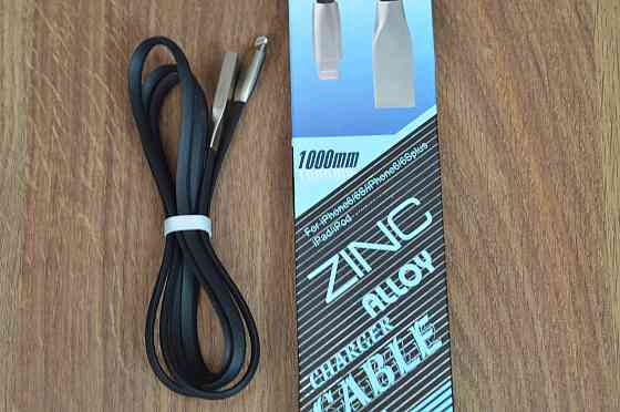 Кабель E-cable USB — Lightning Flat Series черный 1 м Полтава