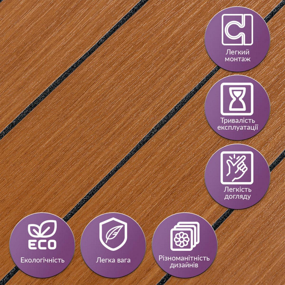 Виниловые самоклеящиеся 3D панели рейки Киев - изображение 5