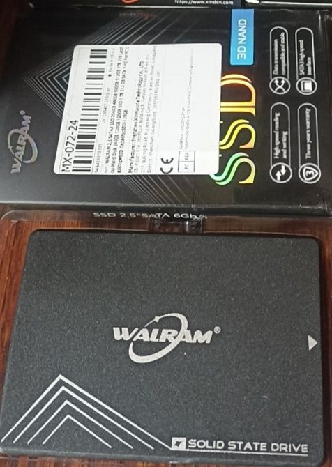 Ssd satalll твердотельный накопитель WALRAM 128 gb  TLC. Киев - изображение 3