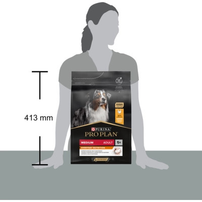 Сухой корм для собак Purina Pro Plan Dog Medium Adult с курицей 3 кг (7613035114807) Винница - изображение 6