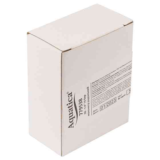 Aquatica Манометр радиальный 0-10 бар 50мм AQUATICA (779538) Київ