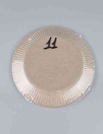 Паперова тарілка з малюнком 18 см "No 11" Фіалки 10 шт (1 пачка) Харків