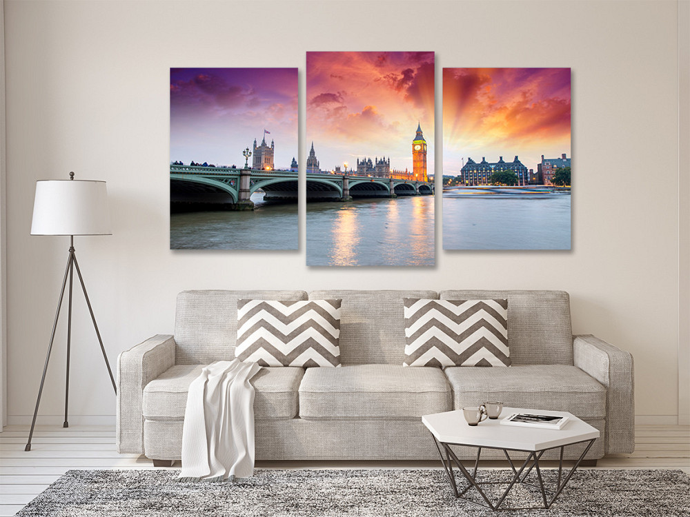 Модульная картина в гостиную / спальню   Велика Британія   Art-729_3 100x150 см Киев - изображение 2