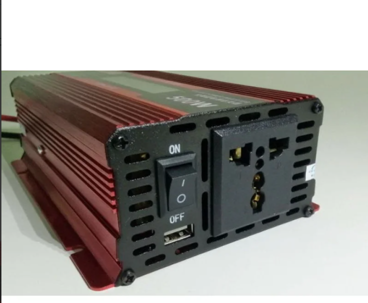Автомобільний інвертор KC-500D 500W 12V із LCD дисплеєм, перетворювач 12V–220V із захистом Одеса - фото 6