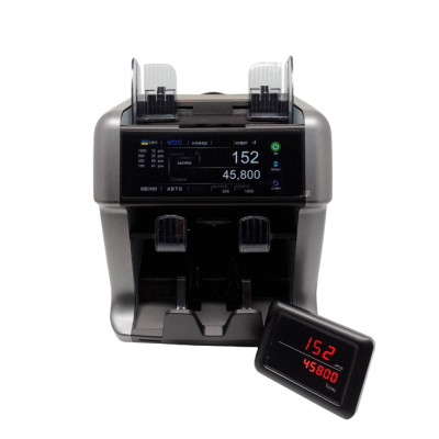 Лічильник банкнот Geos AL-956 2-х кишеньковий, мультивалютний (AL-956) Вінниця - фото 2