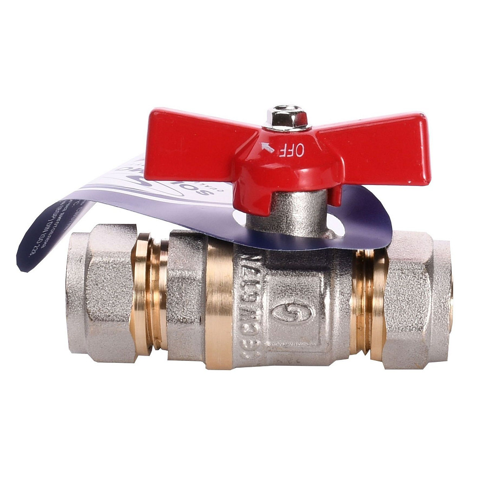 Кран кульовий для металопластика SOLOMON 16х16 B1182 Луцьк - фото 1