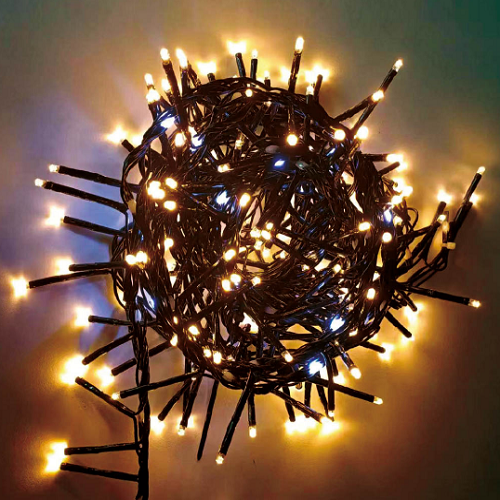 Світлодіодна гірлянда мішура-водоспад 250 Led 5м (150 теплий статичний+100 білий водоспад) CW-G-250L5VMC ColorWay Житомир - изображение 10