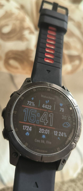 Смарт -Часы Garmin Epix Gen 2 Sapphire Black Titanium with Chestnut Leather Band. Київ - фото 5