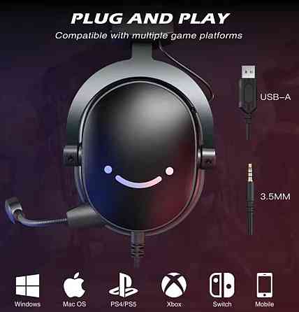 Fifine H9 Ampligame - Ігрові навушники, гарнітура для ПК Харків