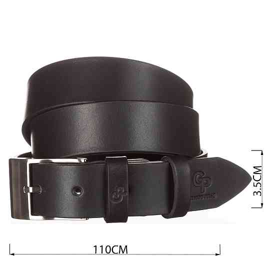 Ремінь чоловічий GRANDE PELLE 11032 Чорний Київ