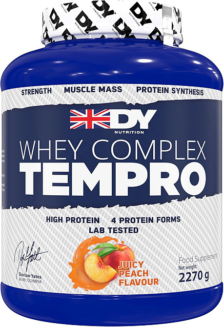 Протеин DORIAN YATES NUTRITION WHEY TEMPRO PROTEIN COMPLEX 2270 G (JUICY PEACH) Луцк - изображение 1