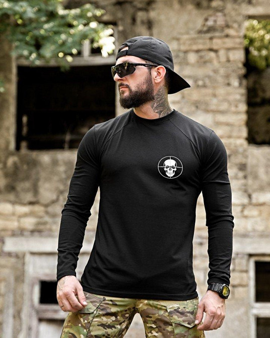 Милитари лонгслив One shot ПП7793 Одесса - изображение 3