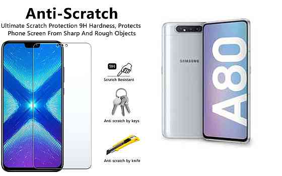 Защитное стекло NeoGlass для Samsung Galaxy A80 2019 SM-A805 – ультрапрозрачное и устойчивое Киев