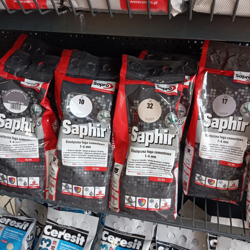 Затирка для швів SOPRO Saphir ANEMON 35 2 кг Киев - изображение 4