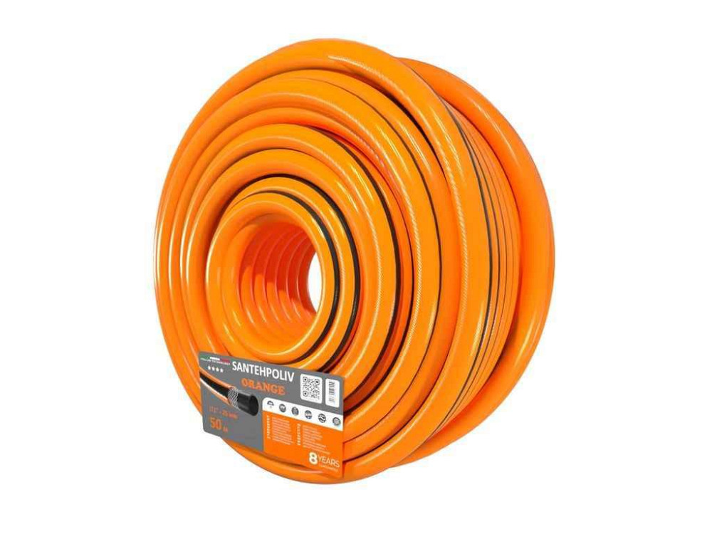 Шланг для поливу 1 50м ORANGE (бухта) ПВХ ТМ SANTEHPOLIV Київ - фото 1