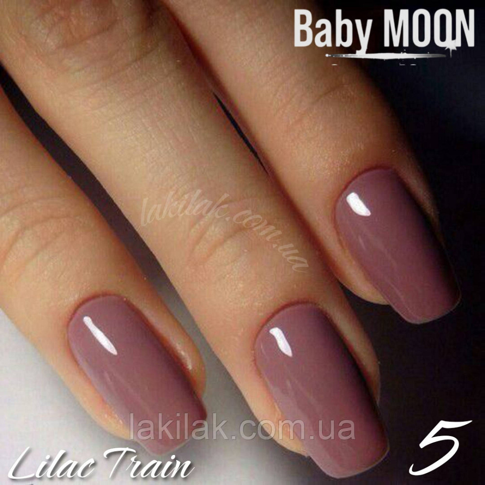 Гель-лак BABY MOON Lilac Train №05 курна троянда, 6 мл Херсон - фото 1