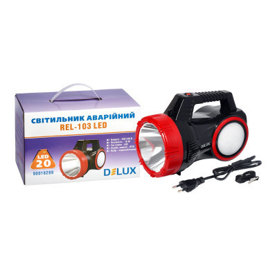 Фонарь Delux REL-103 20 LED 10W + подарунок REL-107 (90022813) Винница - изображение 3