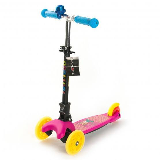 Самокат SWIFT SCOO junior + wheels flach Вишнёвое - изображение 5