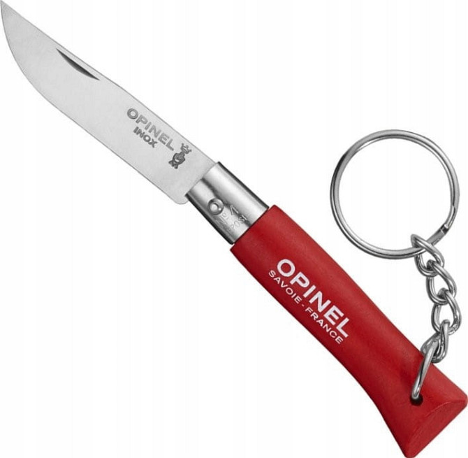 Універсальний Складаний Ніж - брелок Opinel No.4 "Origins brelok Red" (002055) Нержавіюча сталь Нововолинськ - фото 1