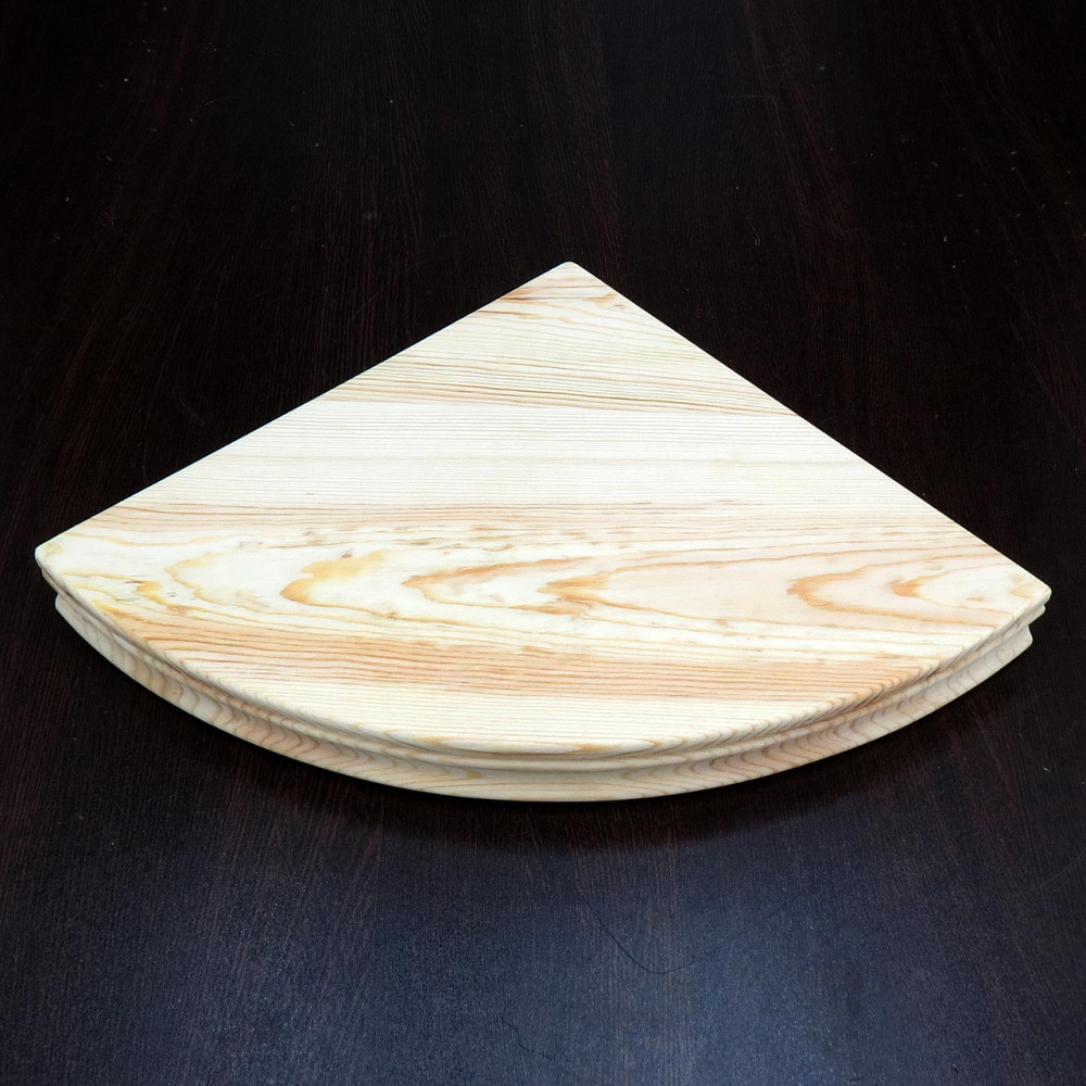 Угловая настенная полка 