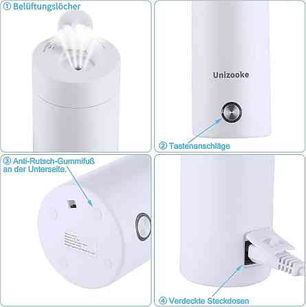 Портативний електрочайник-термокружка Unizooke 400мл Луцк