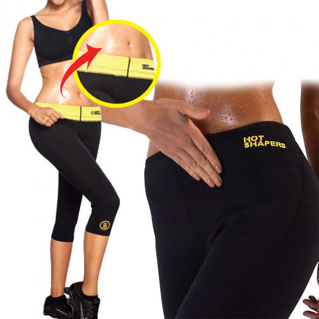 Леггинсы для похудения HOT SHAPERS, Неопреновые бриджи для похудения, Брюки с эффектом сауны ZF-63 Львов - изображение 9