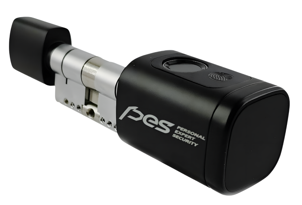 PES Cylinder 3 з клавіатурою та сканером відбитків пальця чорний 85 мм 40x45Т Київ - фото 1