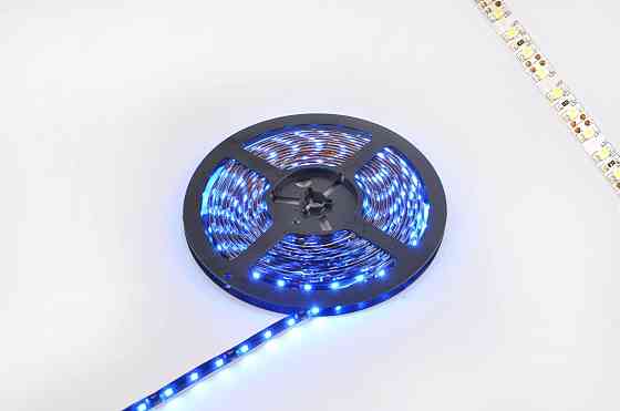 Стрічка світлодіодна SMD 3528 (синя, вологостійка, 60 кріст/1м, бухта 5м) Київ