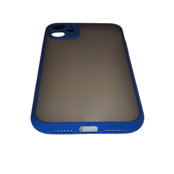 Чехол Funda Bumper Mat Case for iPhone 11 Blue Киев