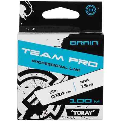 Волосінь Brain Team Pro 100m 0.124mm 1.5kg (1858.26.93) Вінниця