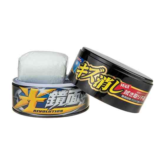 Твердый воск SOFT99 Scratch Clear Wax Mirror Finish Black от царапин для темных авто 200 г Чортков