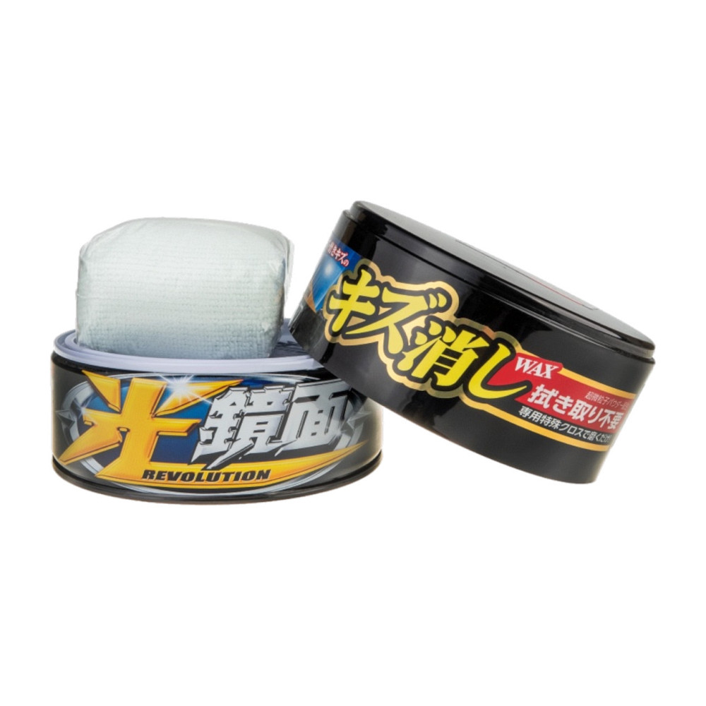 Твердый воск SOFT99 Scratch Clear Wax Mirror Finish Black от царапин для темных авто 200 г Чортков - изображение 2