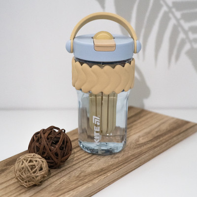 Бутылка для воды Kite 700 мл бежево-блакитний (K25-1230-1) Винница - изображение 9