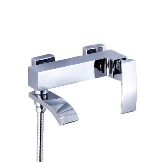 Смеситель для ванны Qtap Swan Cascada c душевым гарнитуром QTSWA260CRM45565 Chrome Киев